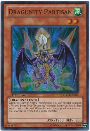 Yu-Gi-Oh! - Dragunity Partisan (HA04-EN045) - Hidden Arsenal 4: Trishulas Triumph - 1st Edition - Super Rare
