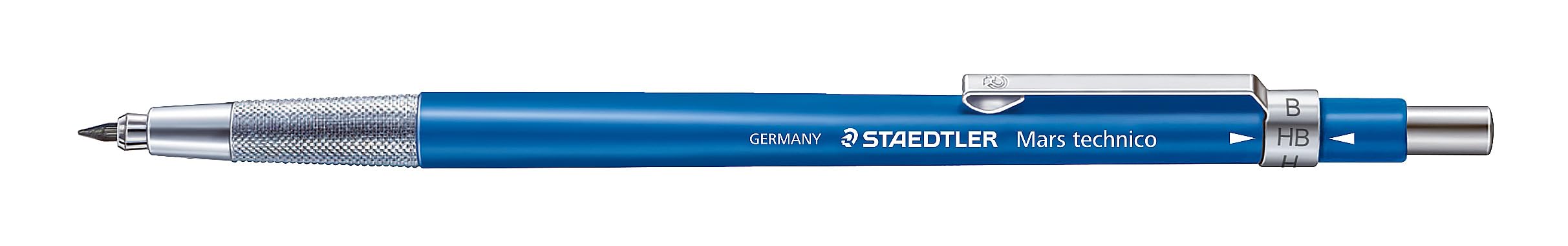 Staedtler Mars Technico 780 °C Mechanical Pencil HB 2 mm with Metal Clip, Blue