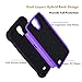 Njjex for Galaxy Mega 6.3 Case， [Nveins] Shock Absorbing Hybrid Dual Layer Rubber Plastic Impact Armor Defender Bumper Rugged Hard Sgell Case Cover for Samsung Mega 6.3 i9200/i9205/i527 [Purple]