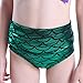 Jastore Kids Girls 2 Pcs Princess Mermaid Swimwear Bow-Knot Bikini Set Swimsuit (2-3T) Purple
