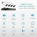 ANNKE Security Camera System 1080P H.264+ 8CH Video DVR and (4) 2.0MP 1080P FHD Weatherproof Cameras, Remote Access, Smart Search/Playback, Email Alert with Snapshots, NO HDD