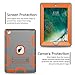 TOPSKY Compatible with iPad 2 Case,iPad 3 Case,iPad 4 Case,iPad 2/3/4 Kids Proof Case,Heavy Duty Shockproof Rugged Kickstand Protective Cover Case for iPad 2nd/3rd/4th Generation Retina(A1416/A1458) Grey Orange