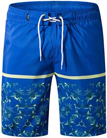 Men's Swim Trunks Swim Shorts Quick Dry Board Shorts Beach Shorts with Mesh Lining Casual Loose Home Pants with Pockets