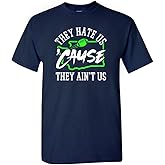 Xtreme Apparrel They Hate Us 'Cause They Ain't Us Men's T-Shirt for Football Fans