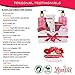 Home Spa Gift Bath and Body Basket for Women, Christmas Birthday Gift, Peony & Geranium Home Spa Kit, Bath Gift Set-Shower Gel-Bubble Bath-Body Lotion-Bath Bombs-Bath Salt-Message Oil-Puff
