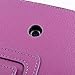 AiSMei Folio Folding Stand Case For Asus MeMo Pad 7 ME70CX ME170CX-A1-BK 7-Inch ASUS ZenUI ME70CX Tablet Case + Stylus + Film - Purple