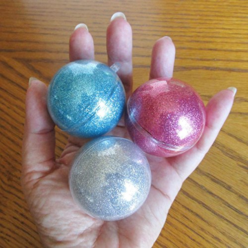 Seekingtag Clear DIY Fillable Plastic Ball Craft Ornaments 50 Mm Pack of 12 Buy Online in