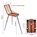 Portable Art Easel for Painting, QINUKER French Style Wooden Artist Easel & Sketchbox, Wooden Pallete and Shoulder Strap