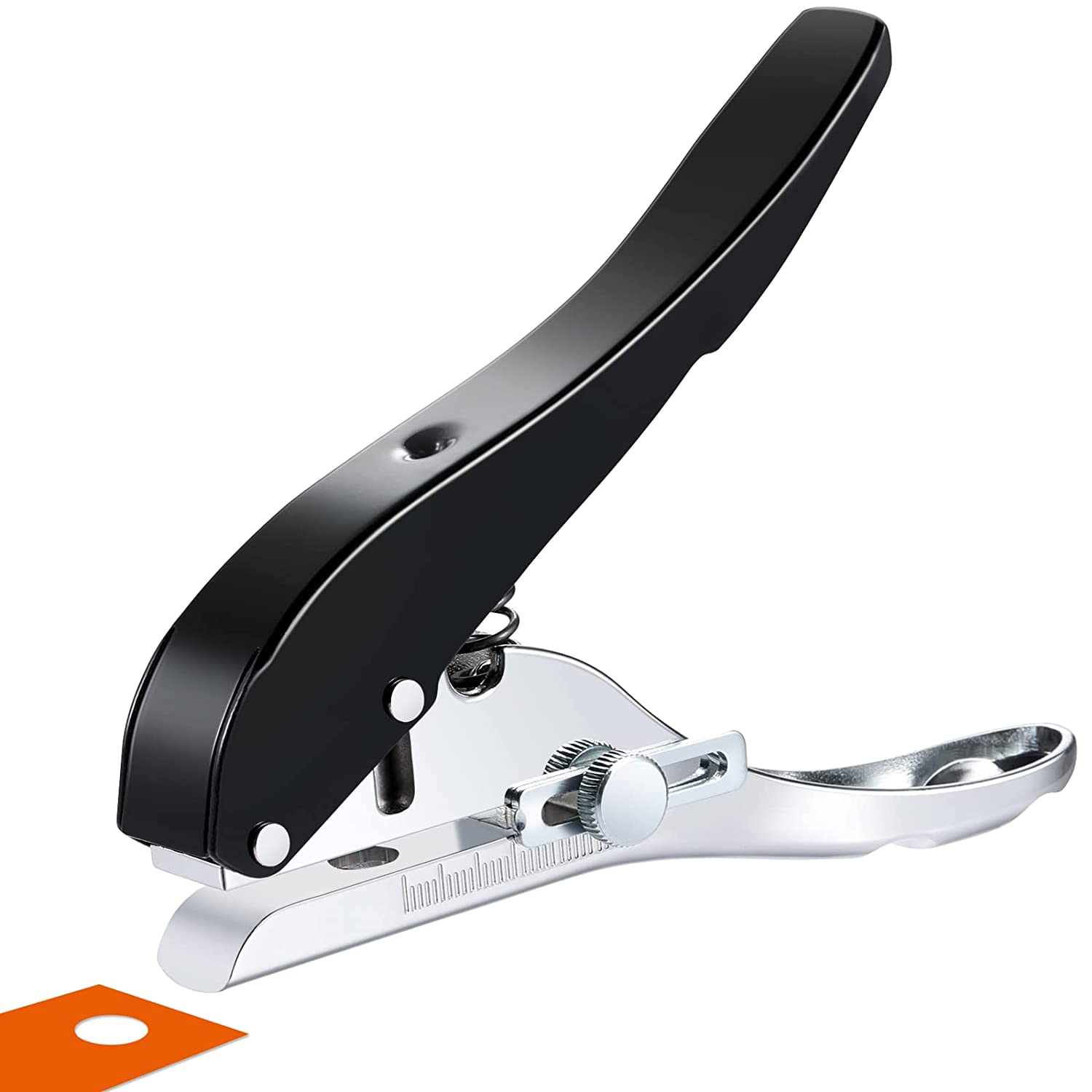 Nvanvmm Hole Punch 5/16 Inch-8mm Single Hole Hole Punch, Heavy Duty Hole Punch Single, Portable Handheld Long Hole Hole Punch