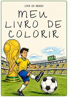 Livro Meu livro de colorir : desenho da copa do mundo 2026