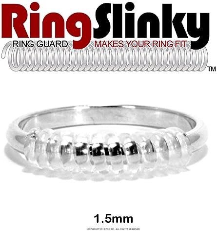 RingSlinky Ring Guard / Ring Size Reducer (1.5mm Ring Shank Width)