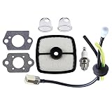 Hipa RePower kit with Air Filter Primer Bulb Gasket Spark Plug for Echo ES2000 HCR1500 PAS211 SRM2110 SRS2100 SRM2100 SRM2100SB String Trimmer/Weedeater