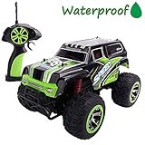 SZJJX RC Cars Rock Off-Road Waterproof Vehicle Crawler Truck 2.4Ghz 2WD High Speed 1:18 Radio Remote Control Racing Buggy Electric Fast Race Hobby