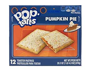 Kellogg's pop-tarts frosted pumpkin pie - 12 ct (038000516993)