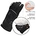 GLOBAL VASION Electric Heated Gloves with Rechargeable Batteries,Waterproof & Thermal Gloves with Touch Screen Sensitivity for Outdoor Activities and Frigid Temperatures