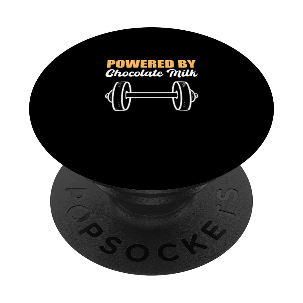 Chocolate Milk Bodybuilder PopSockets Swappable PopGrip