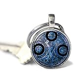 Time Lord Seal Keychain, Dr Who Keychain Charm, Dr