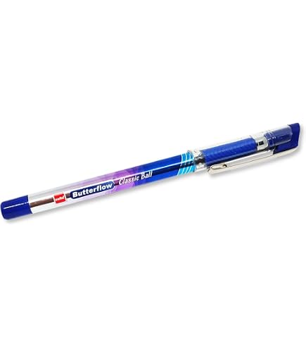Cello Butterflow Simply Kugelschreiber – 5 Stück Blau, 0,7 Mm, Ergonomischer Griff, Indiens Nr. 1 Stiftmarke