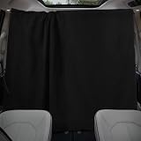 ZATOOTO Campervan Privacy Curtain 180cm x 100cm Suede Fabric Magnetic view 1