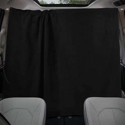ZATOOTO Campervan Privacy Curtain 180cm x 100cm Suede Fabric Magnetic