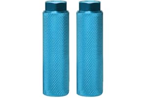 ENYOLIDIMK 2 Pcs Bike Pegs Aluminum Alloy Anti-Skid Lead Foot Bicycle Pegs BMX Pegs for Mountain Bike Cycling Rear Stunt Fit 3/8 inch Axles Bike Accessories Bmx Bike