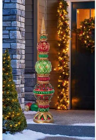 Evaxo 6' Holiday Ornament Topiary 