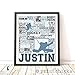 PrintChicks -Hockey Typography Personalized Print - Wall Art Decor Poster Team Gift