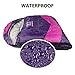 Gold Armour Sleeping Bags for Adults Kids Boys Girls Backpacking Hiking Camping, Cold Warm Weather 4 Seasons, Indoor Outdoor Use, Lightweight & Waterproof, Left Zipper (Purple & Fuchsia)