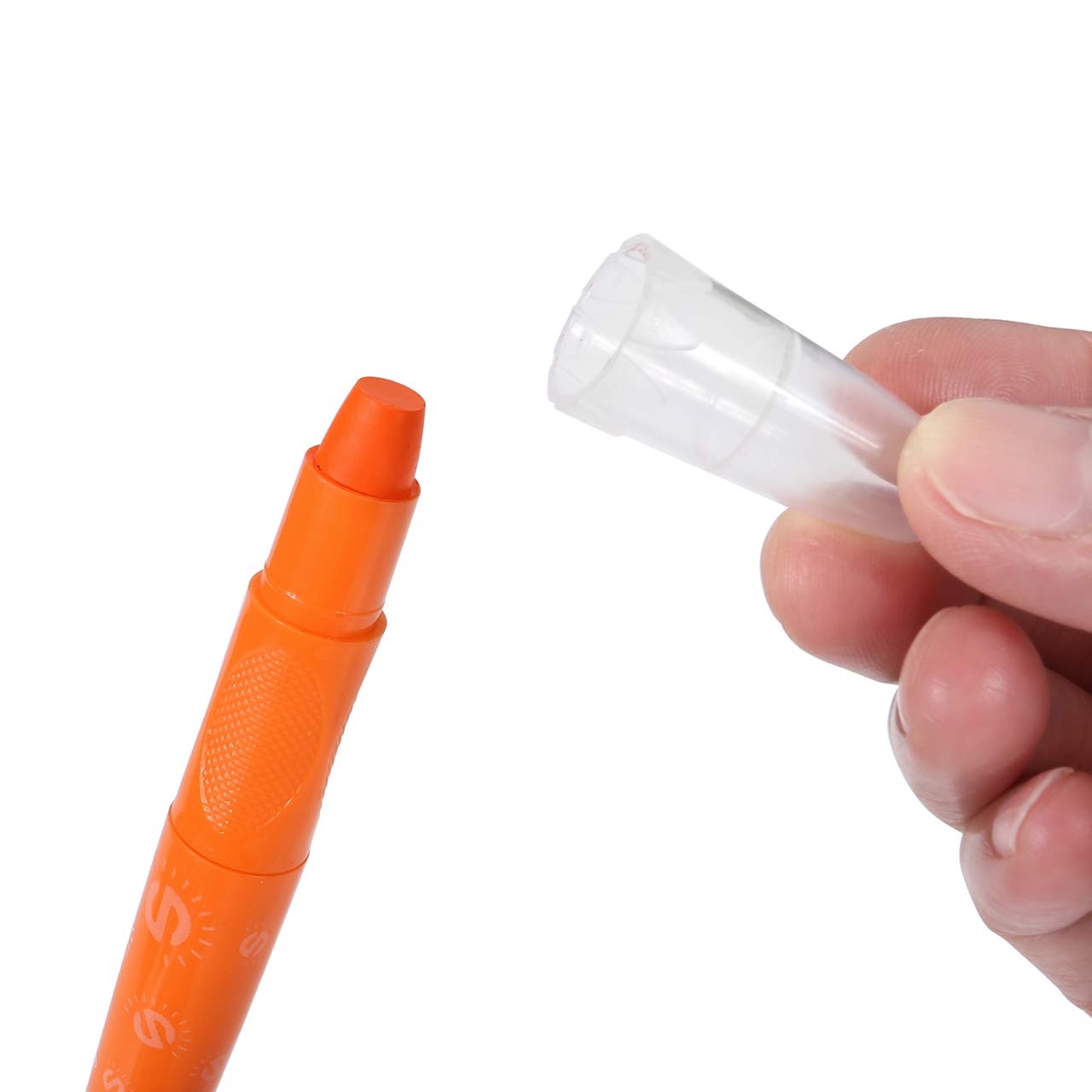 CCbeauty Hair Chalk Pens 6 Color Natural Hair Chalk Markers Works on All Hair Color Dye Temporary Hair Chalk Set