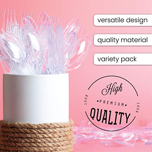Party-Bargains-Disposable-Cutlery-set-Color-Clear-Count-360-Pcs-SAPPHIRE