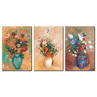 3 Panel World Famous Painting Repro Canvas Art