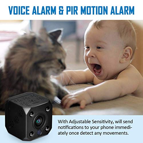 Mini Spy Camera, Wireless Hidden Camera HD1080P Video Night Vision