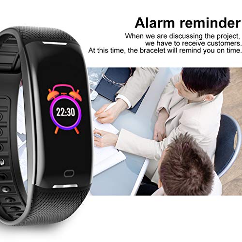 Itlovely Fitness Trackers, IP68 Waterproof with Heart Rate Monitor, Bluetooth 4.0 Waterproof Smart Fitness Wristband Silicone Bracelet with Pedometer Step and Sleep Monitor