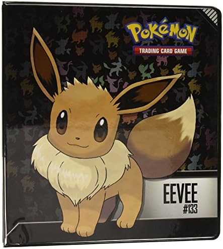 Eevee 2" Storage for Pokemon Cards 3-Ring Binder Card Game with Beautiful Cover