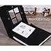 Artmag Photo Picutre Album 4x6 600 Photos, Extra Large Capacity Leather Cover Wedding Family Photo Albums Holds 600 Horizontal and Vertical 4x6 Photos with Black Pages (Silver)