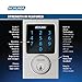 Schlage Z-Wave Connect Century Touchscreen Deadbolt with Built-In Alarm, Satin Chrome, BE469 CEN 626, Works with Alexa via SmartThings, Wink or Iris