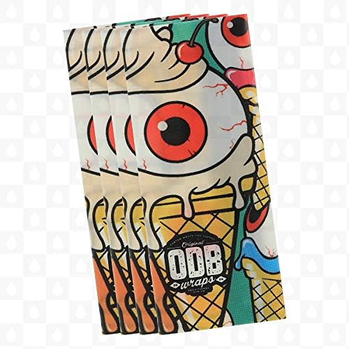 5 PC Ice Cream 21700/20700 Battery Wraps Heat Shrink Sticker Sleeve Wrap …