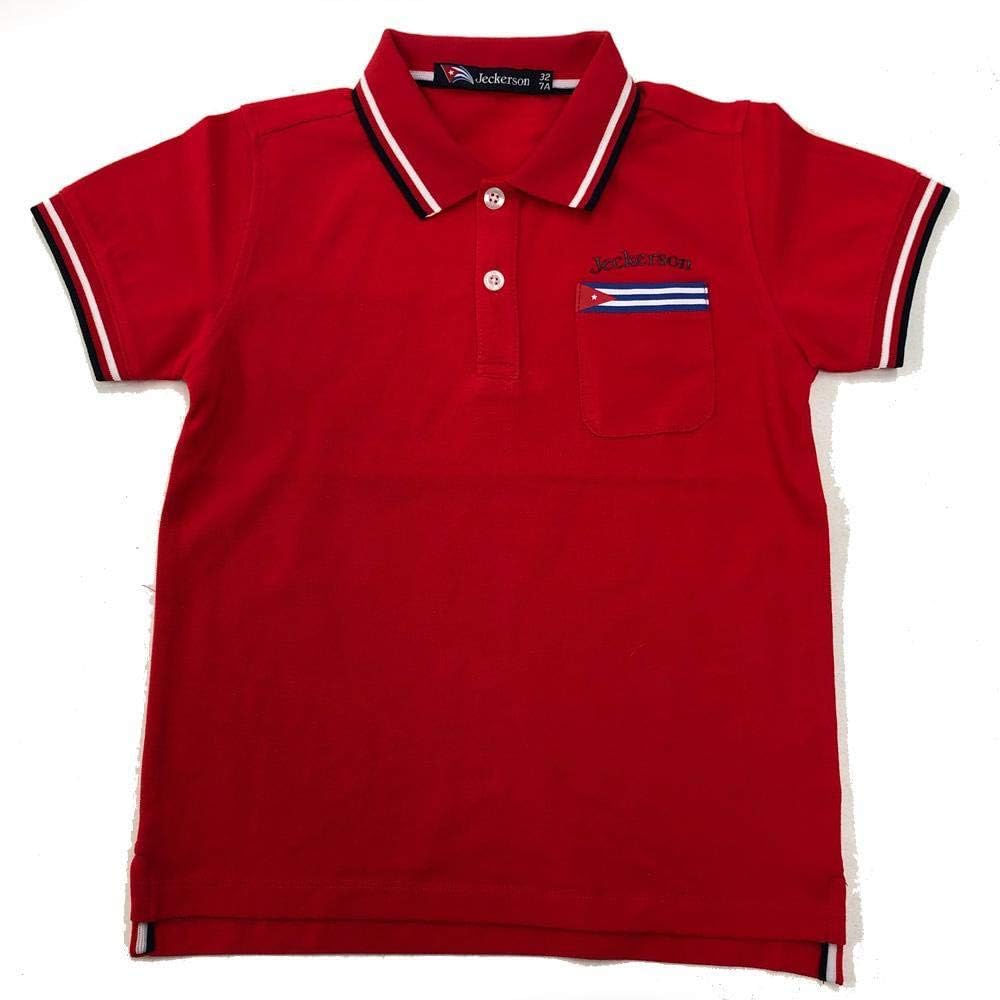 red baby polo shirt