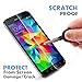 (2 Pack) Galaxy S5 Screen Protector,FONTAR Tempered Glass 0.26mm Anti-scratch,Bubble Free,Explosion-proof ,Pressure-resistant 9H Hardness Screen Protector for Samsung Galaxy S5