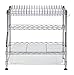 Muscle Rack WDR181217 3-Tier Wire Dish Rack, Chrome, 17