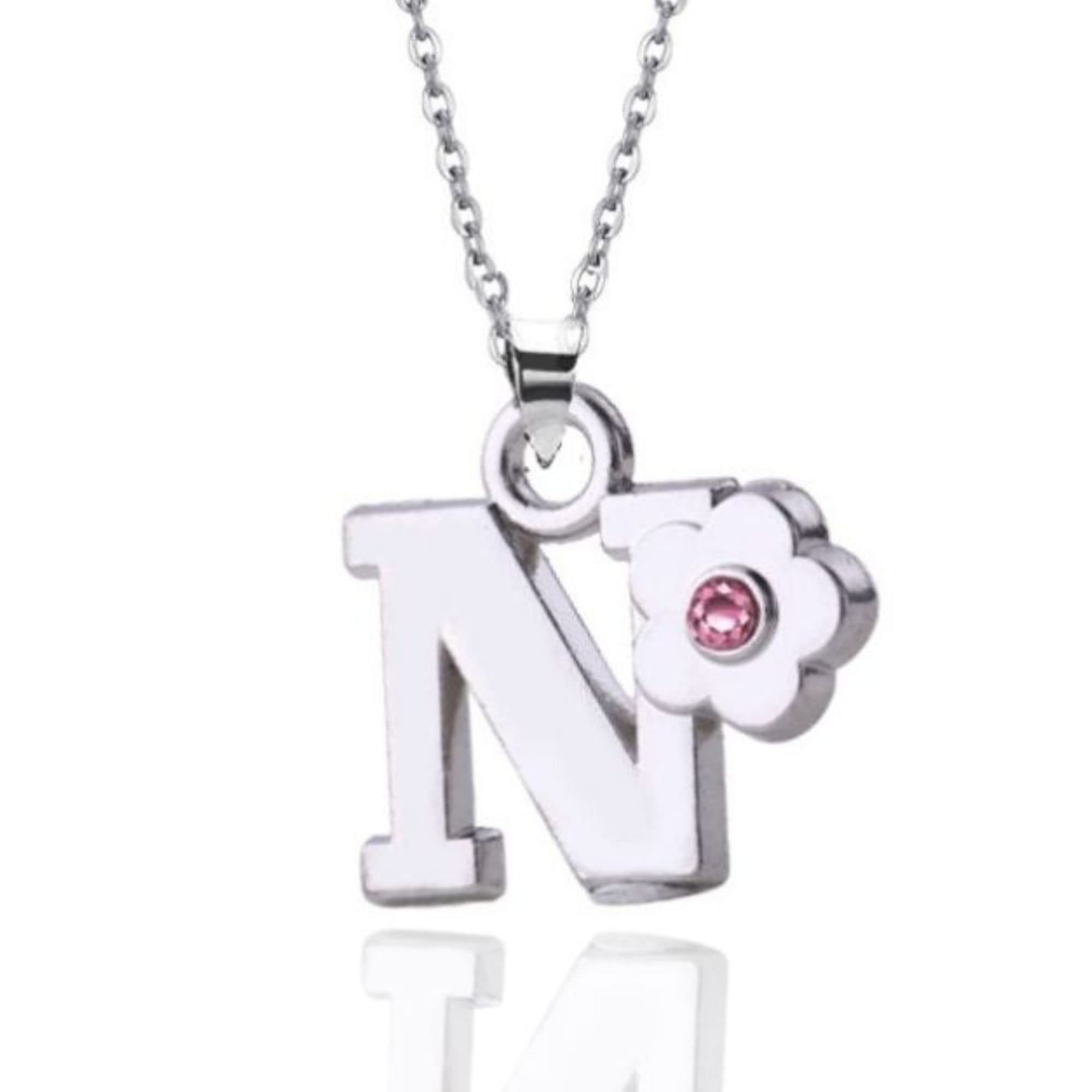 JennyWrenJewels Initial Letter A-Z Pendant Necklace | Gifts for girls birthday, christmas, party | Personalised Jewellery Gift for daughter, niece, friend, sister