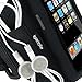 iGadgitz U0015 Water Resistant Neoprene Sports Gym Jogging Armband Compatible with iPod Touch 1st, 2nd, 3rd and New 4th Generation 8gb, 16gb, 32gb and 64gb - Black