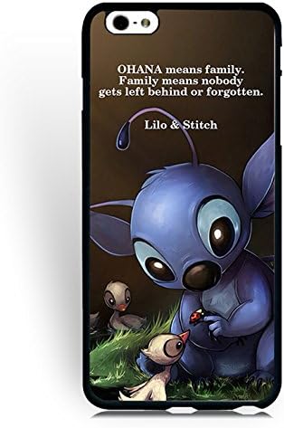 Iphone 6 Plus (5.5 Inch) Phone Case for Men, Unique Anime Iphone 6 Plus, Lilo &amp; Stitch Cover Case for Iphone 6s Plus Disney [Scratch Resistant]