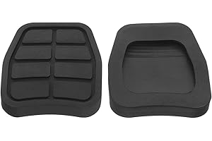 SHINEOFI Car Clutch Pedal Pad Replacement Rubber Covers for Brake and Accelerator Pedals, 1 Pair, Suitable