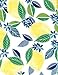 Covers For The Home Deluxe Elastic Edged Flannel Backed Vinyl Fitted Table Cover - Contemporary Lemon Pattern - Large Round Oblong Oval - Fits Tables up to 45