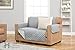 Home Fashion Designs Katrina Collection Deluxe Reversible Stain Resistant Furniture Protector with Beautiful Printed Pattern. Includes Adjustable Straps Brand. (Loveseat, Grey)