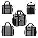 Bagmine 24 Can Cooler Bag Solf Side, Collapsible Insulated Lunch Cooler Bag Soft Cooler Tote for Pinic Camping, Leak Proof, 15 Liter, Gray
