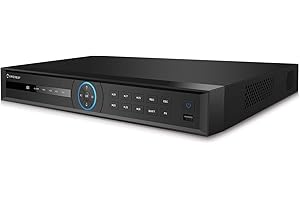 Amcrest 5Series 4K NVR 16-Channel NV5216 16CH (Record 16CH 4K @30fps, View/Playback 4CH 4K @30fps) Network Video Recorder - S