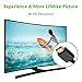 UGREEN HDMI Cable 4K Right Angle 270 Degree HDMI Cord High Speed HDMI 2.0 Cable 4K@60Hz HD 3D 1080P ARC Compatible for TV PC Nintendo Switch Xbox PS5 PS4 PS3 Laptop 3.3FT