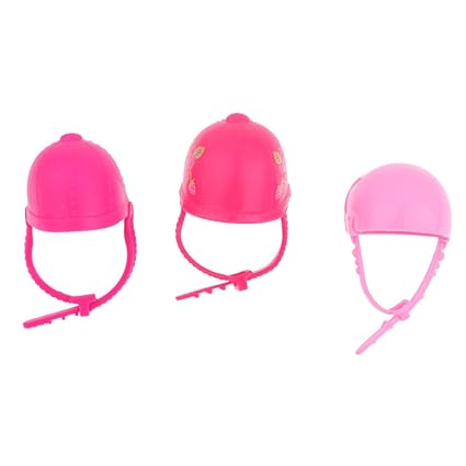 MagiDeal Puppe Kleidung Haar Zubehör für 9 Zoll Monster High School Puppe - Helm - 3pcs